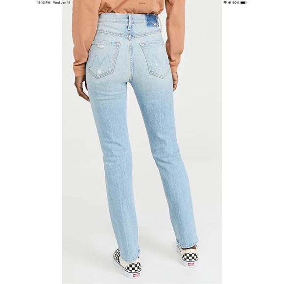 New MOTHER The Huffy Skimp Womens Jeans - Ropes End Size 25